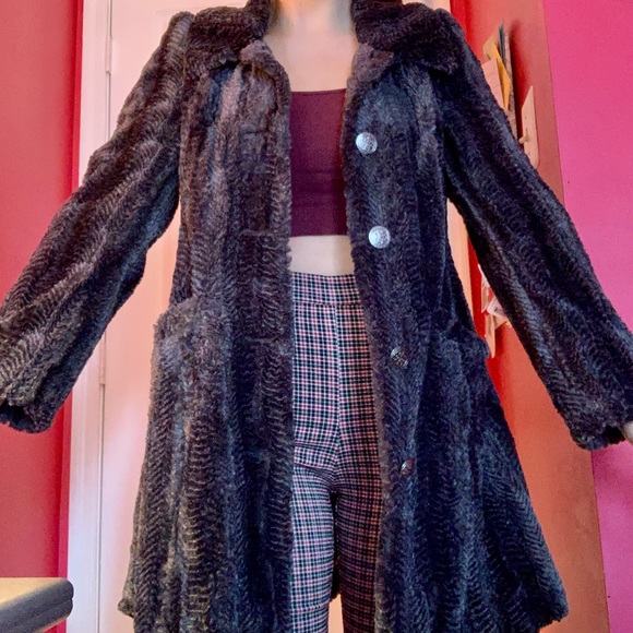 Free People Jackets Coats Beautiful Plush Winter Coat Poshmark